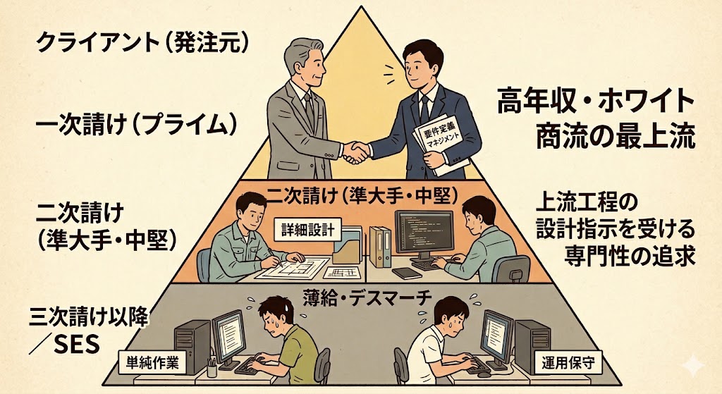 IT一次請け（元請け）とは？プライムベンダーの定義